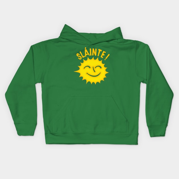 Slainte / Irish Pride Gift Kids Hoodie by feck!